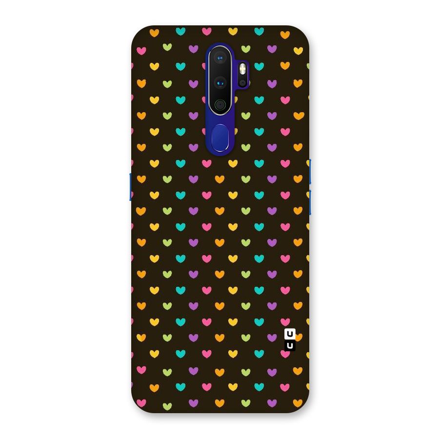 Rainbow Hearts Back Case for Oppo A9 (2020)