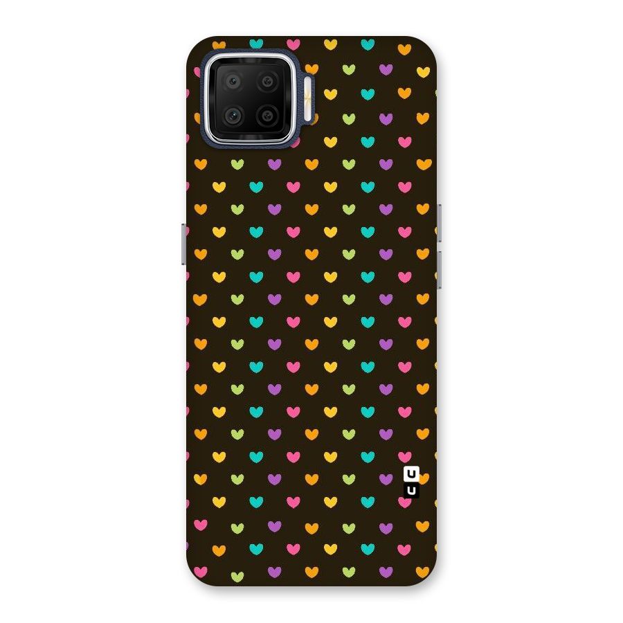 Rainbow Hearts Back Case for Oppo F17
