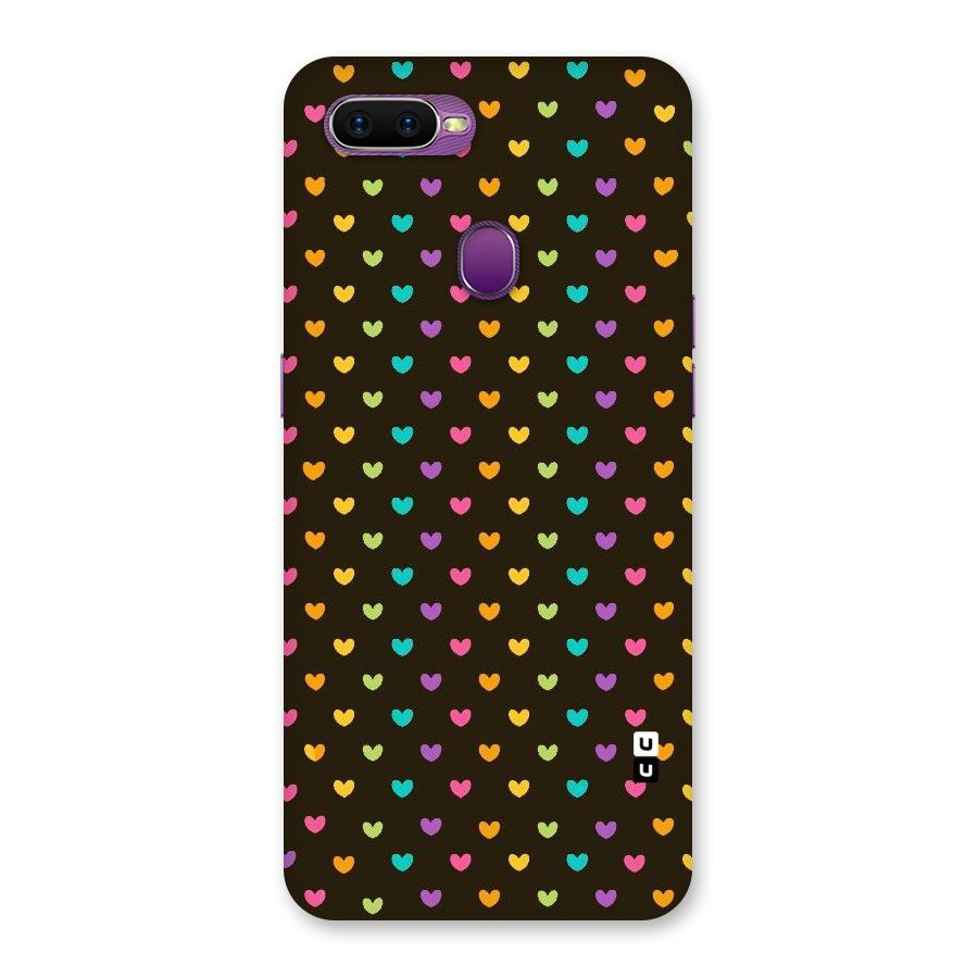 Rainbow Hearts Back Case for Oppo F9