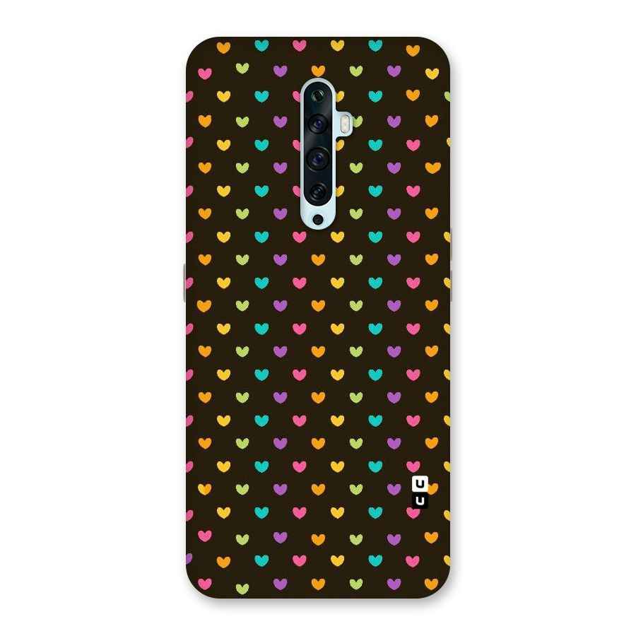 Rainbow Hearts Back Case for Oppo Reno2 Z