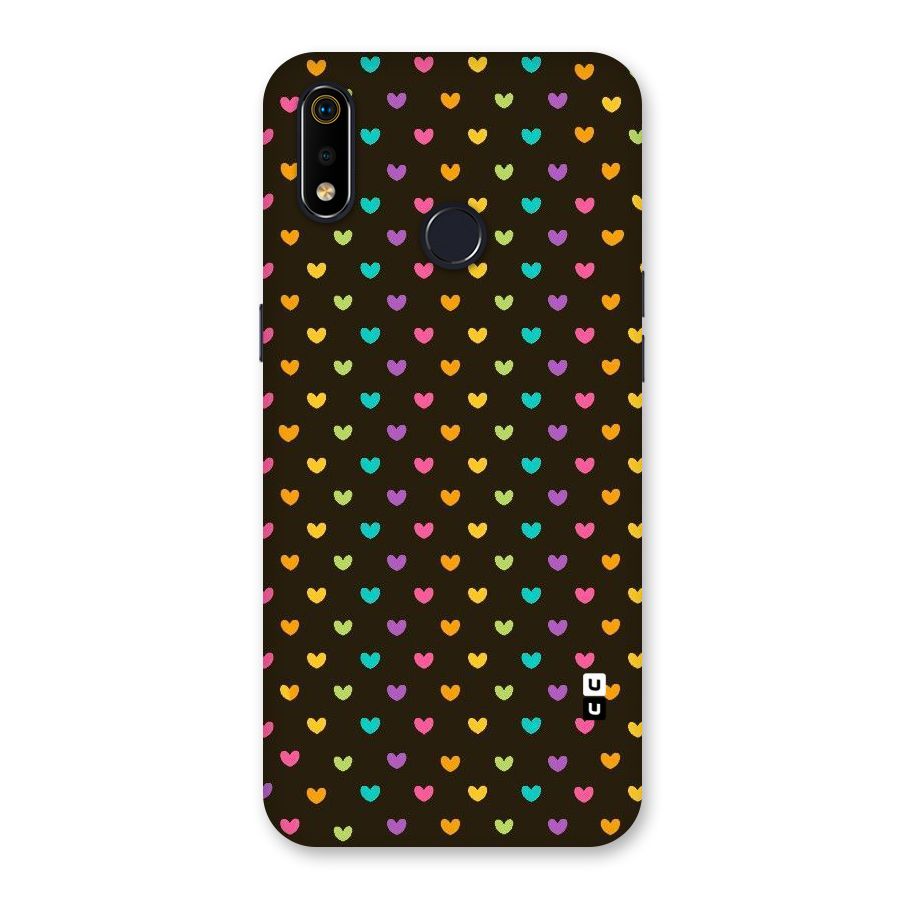 Rainbow Hearts Back Case for Realme 3i