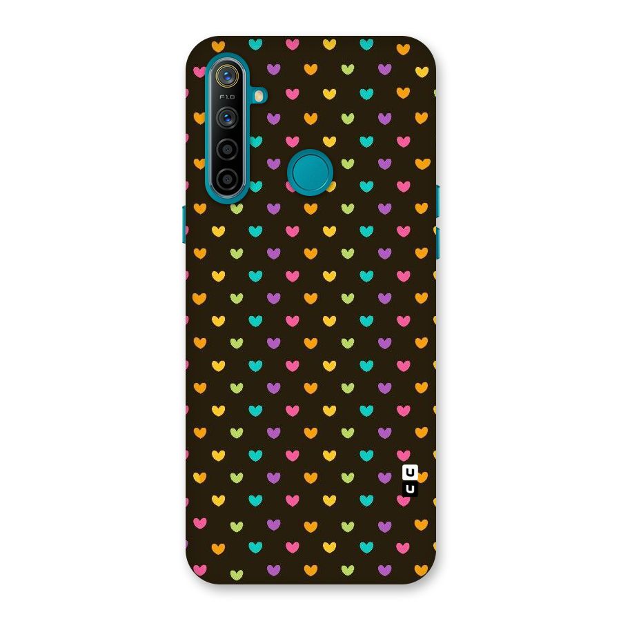Rainbow Hearts Back Case for Realme 5i