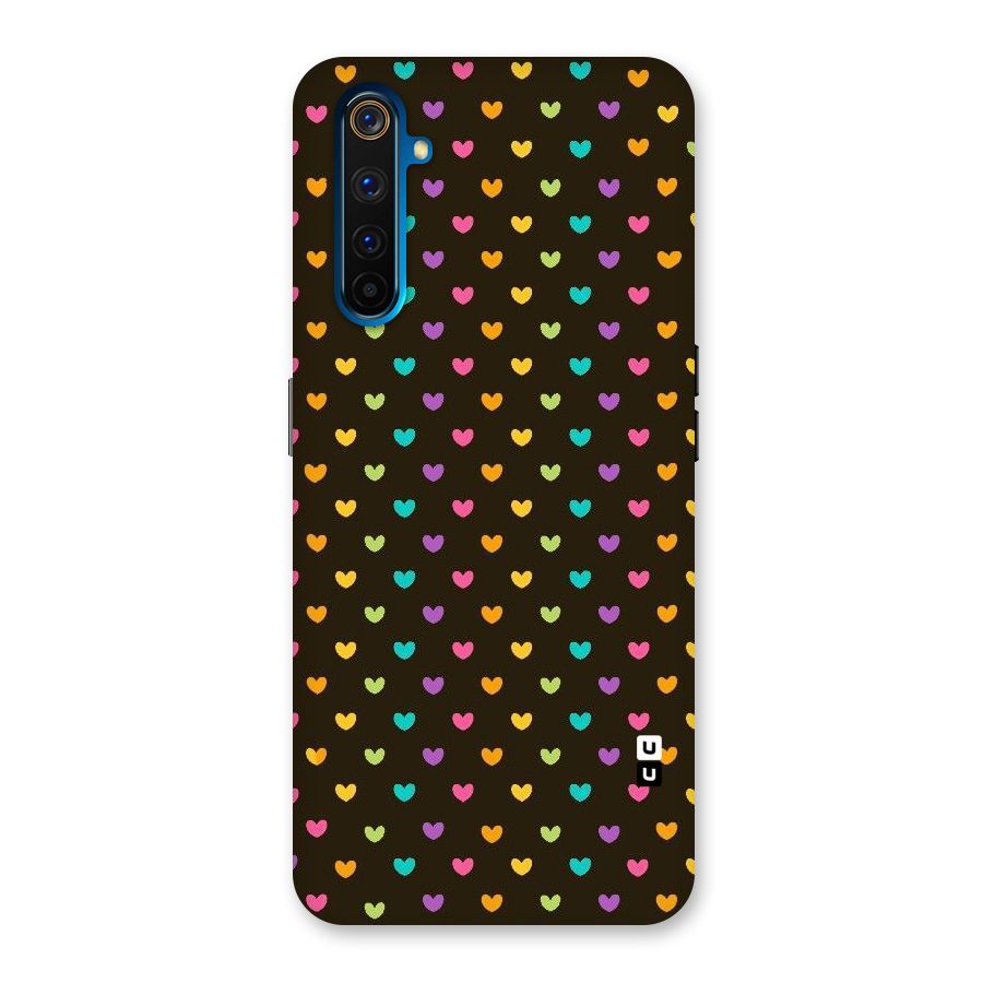 Rainbow Hearts Back Case for Realme 6 Pro