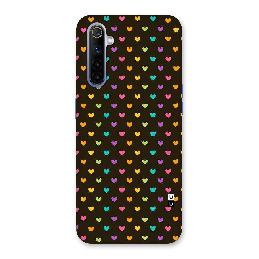 Rainbow Hearts Back Case for Realme 6i