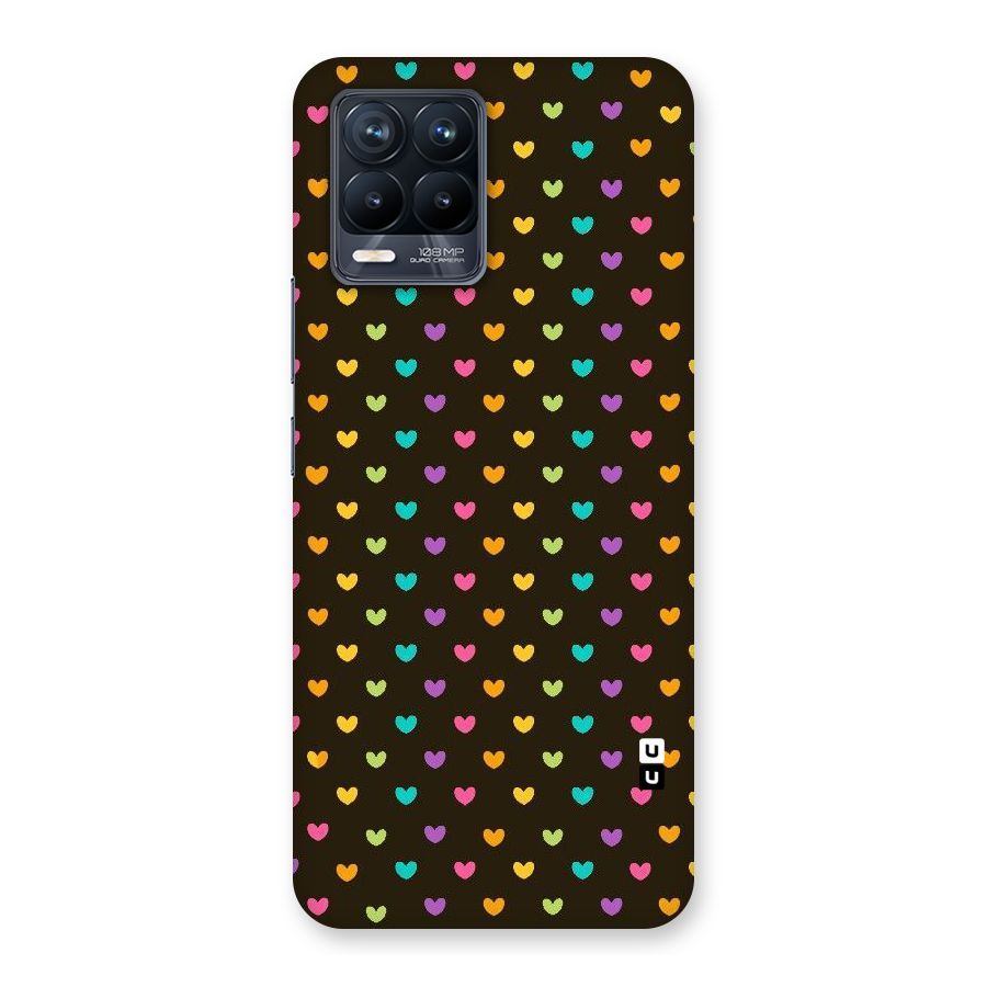 Rainbow Hearts Back Case for Realme 8 Pro