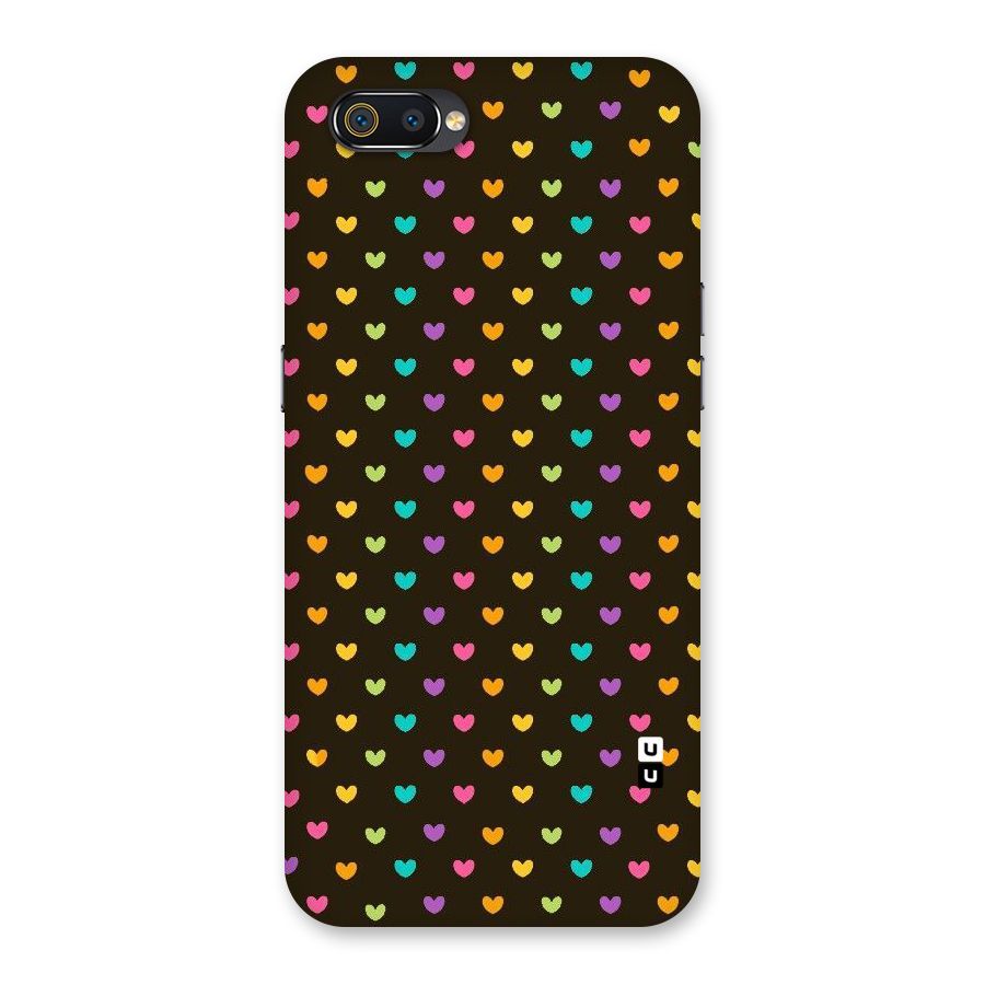 Rainbow Hearts Back Case for Realme C2