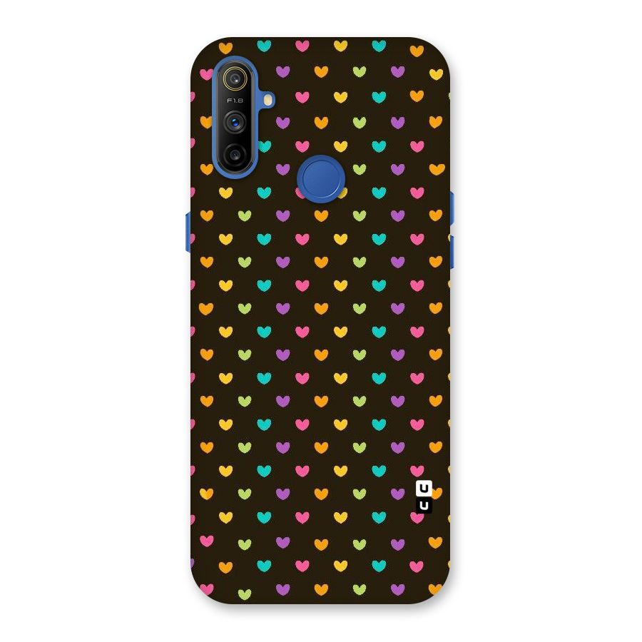 Rainbow Hearts Back Case for Realme Narzo 10A