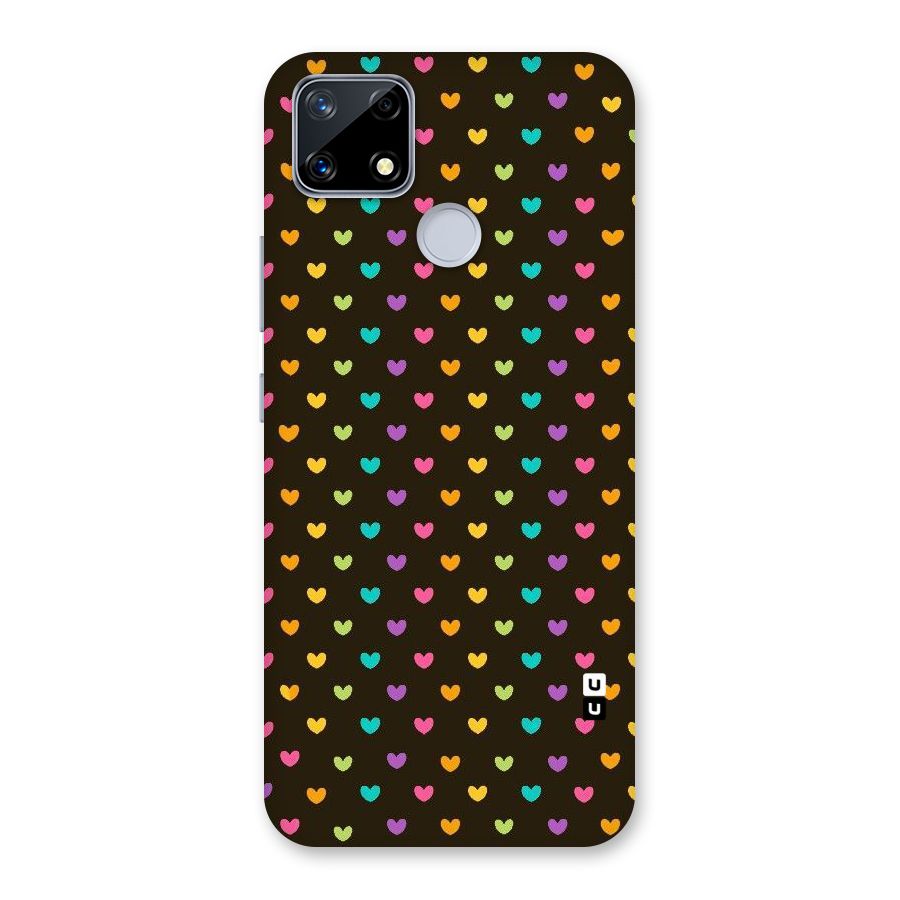 Rainbow Hearts Back Case for Realme Narzo 20
