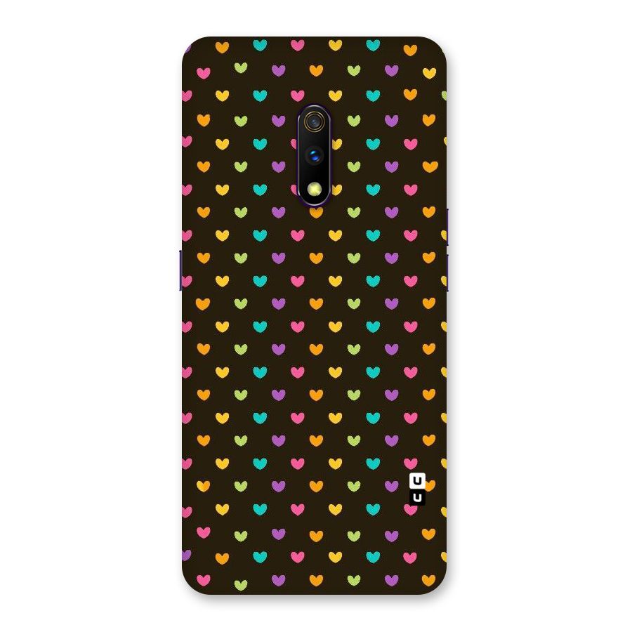 Rainbow Hearts Back Case for Realme X