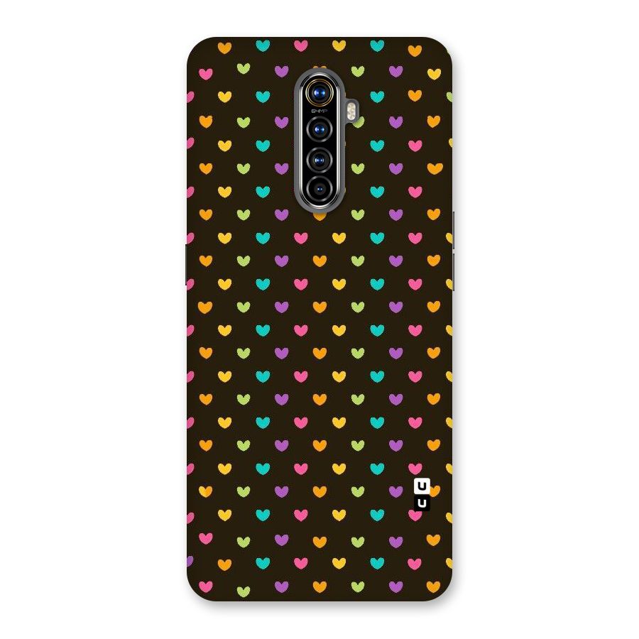 Rainbow Hearts Back Case for Realme X2 Pro