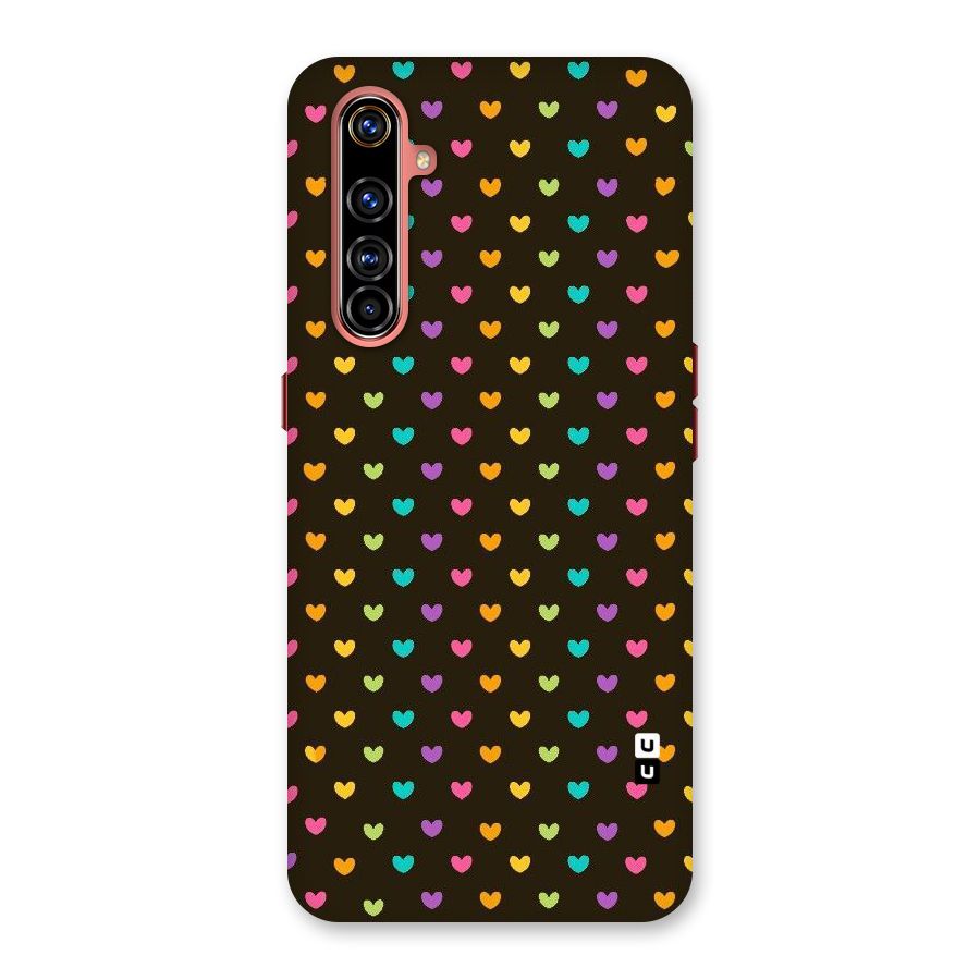 Rainbow Hearts Back Case for Realme X50 Pro