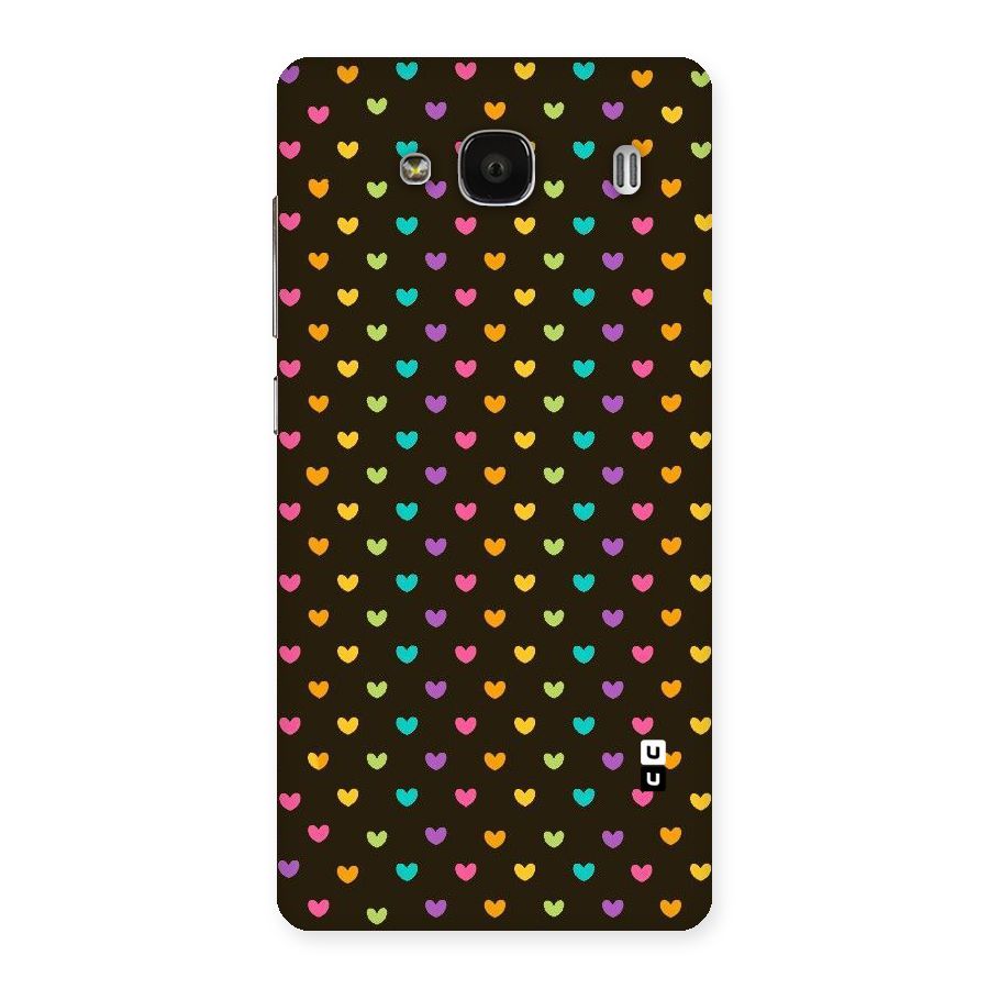 Rainbow Hearts Back Case for Redmi 2
