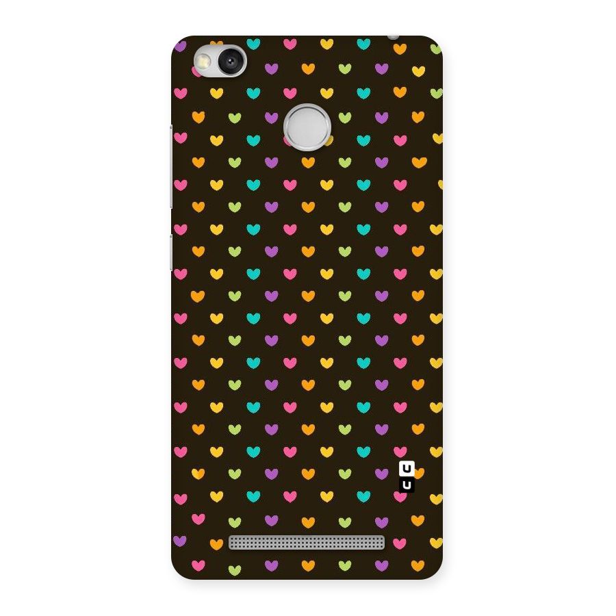 Rainbow Hearts Back Case for Redmi 3S Prime