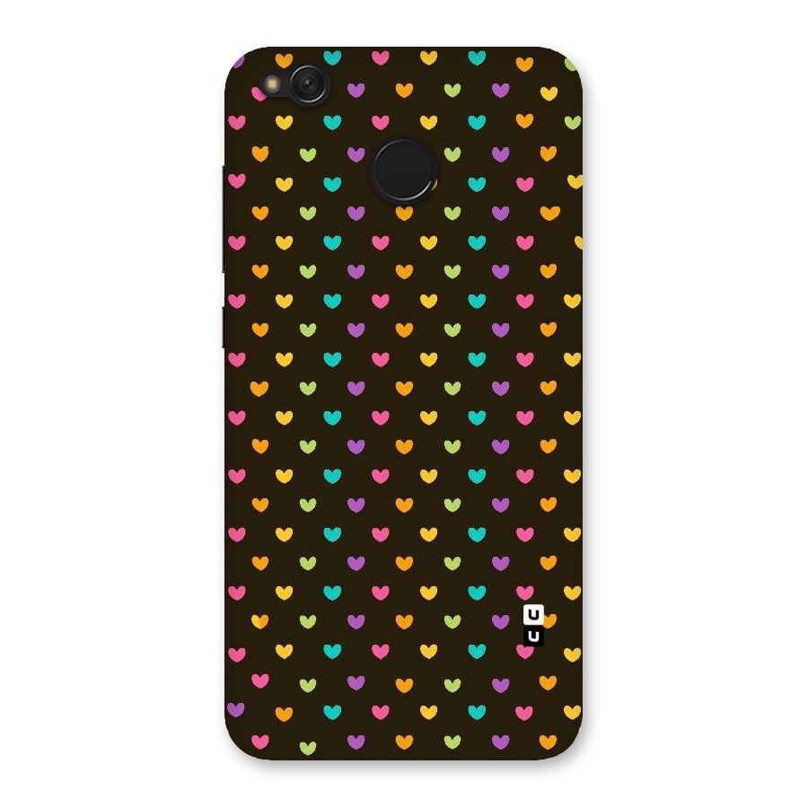 Rainbow Hearts Back Case for Redmi 4