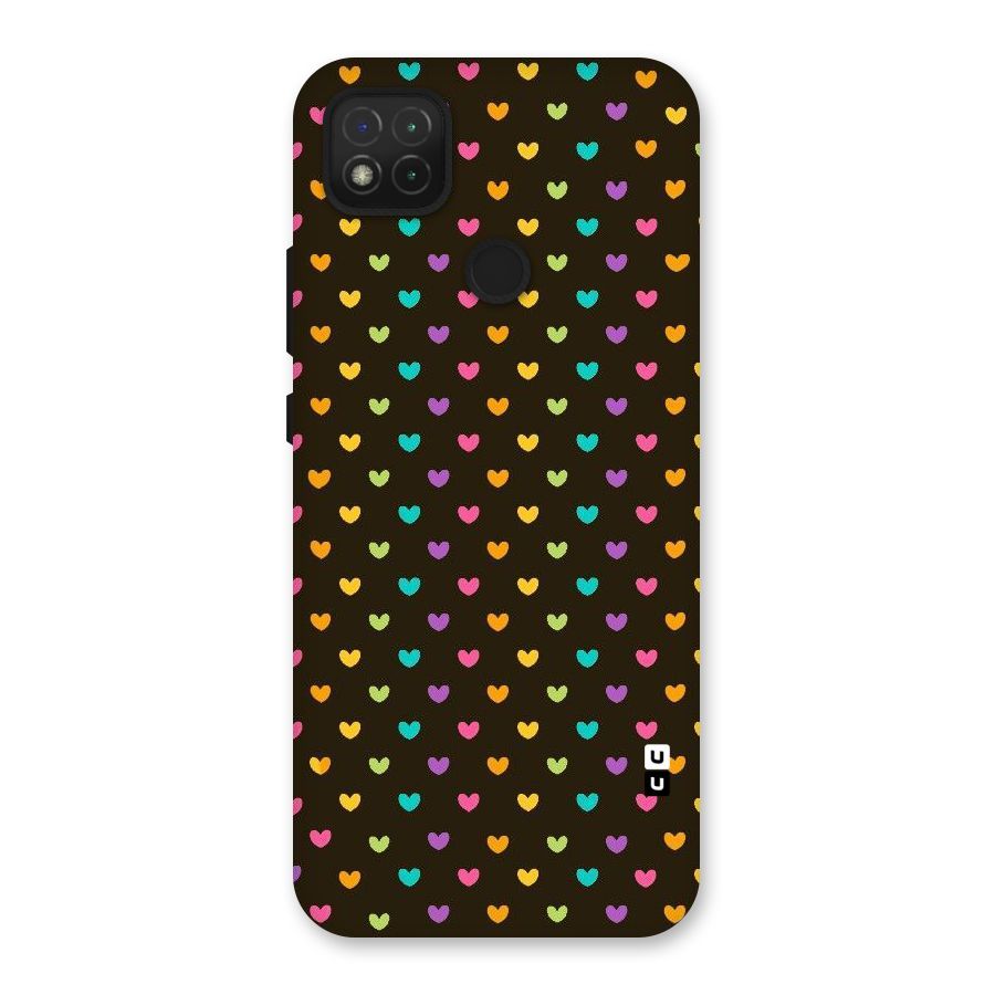 Rainbow Hearts Back Case for Redmi 9