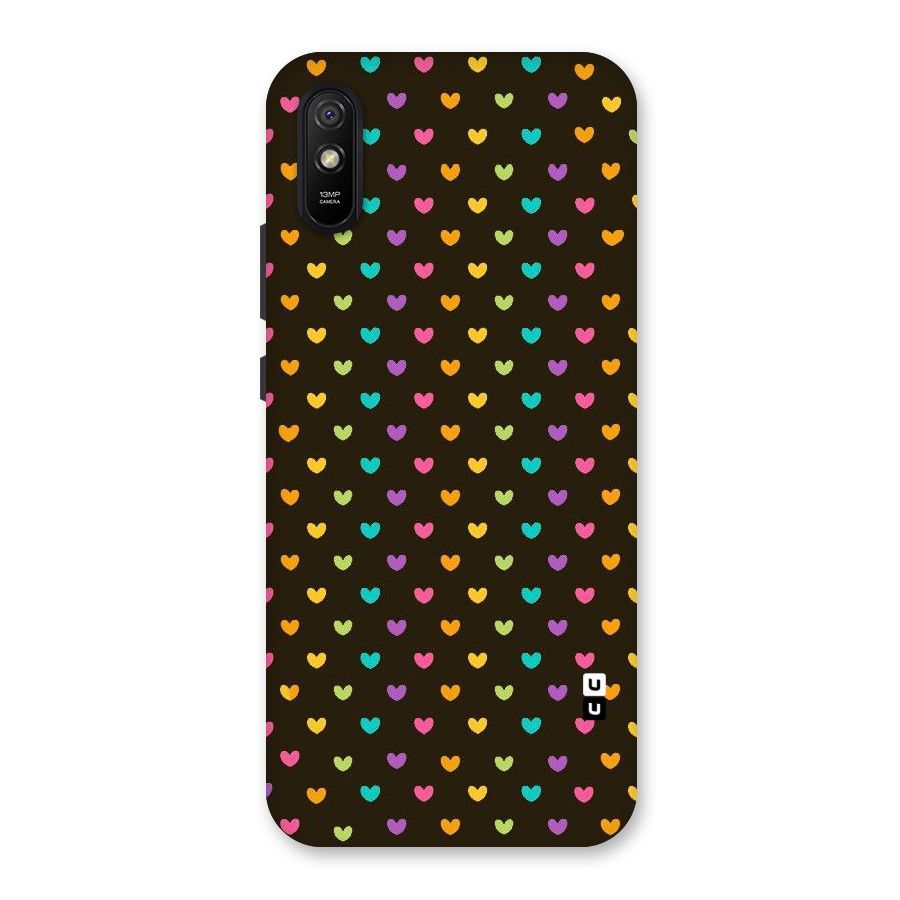 Rainbow Hearts Back Case for Redmi 9i