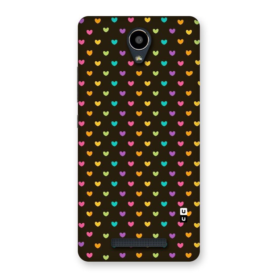 Rainbow Hearts Back Case for Redmi Note 2