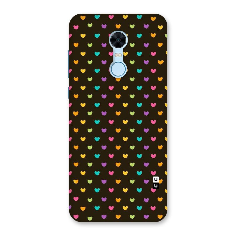 Rainbow Hearts Back Case for Redmi Note 5