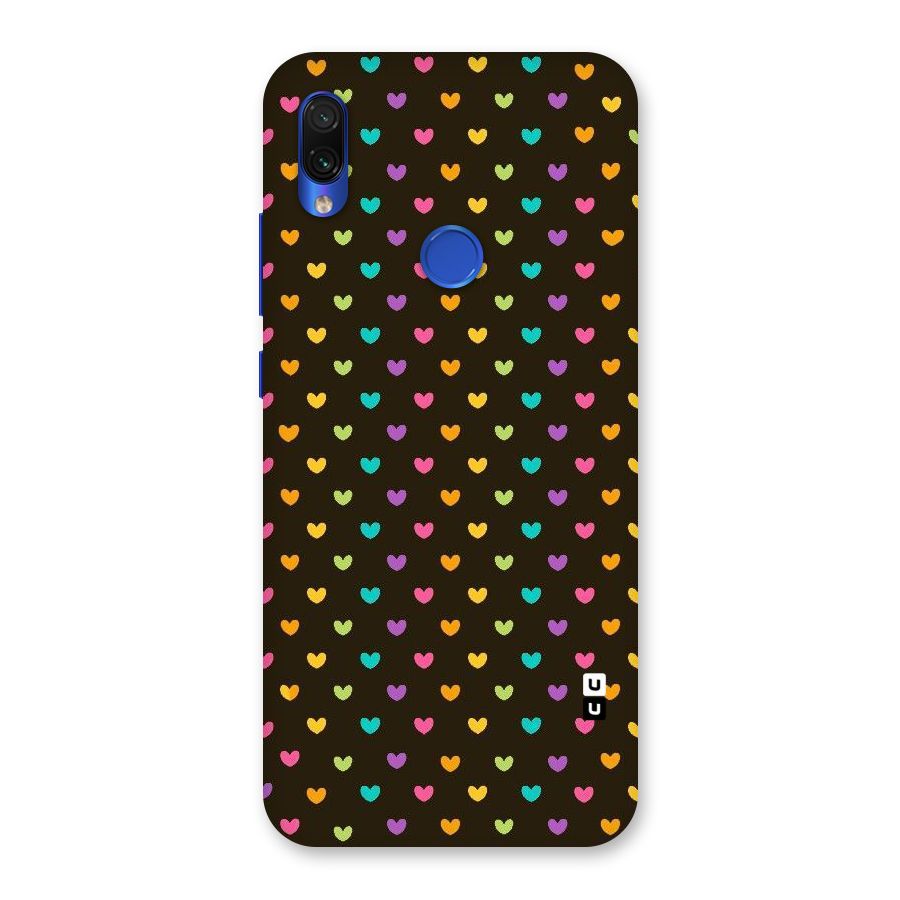 Rainbow Hearts Back Case for Redmi Note 7S