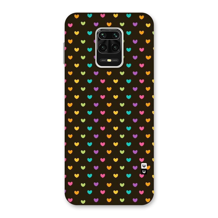 Rainbow Hearts Back Case for Redmi Note 9 Pro Max