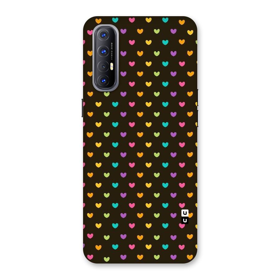 Rainbow Hearts Back Case for Reno3 Pro