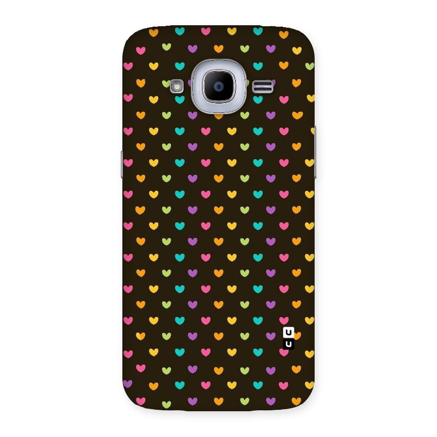 Rainbow Hearts Back Case for Samsung Galaxy J2 Pro