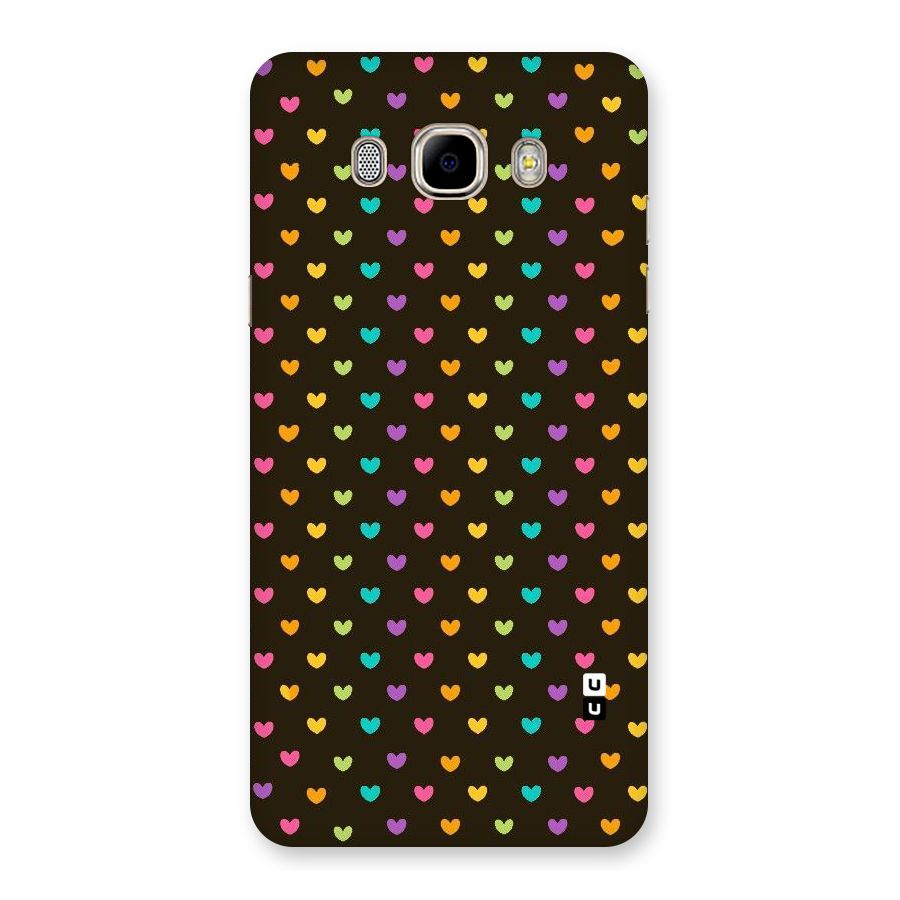 Rainbow Hearts Back Case for Samsung Galaxy J7 2016