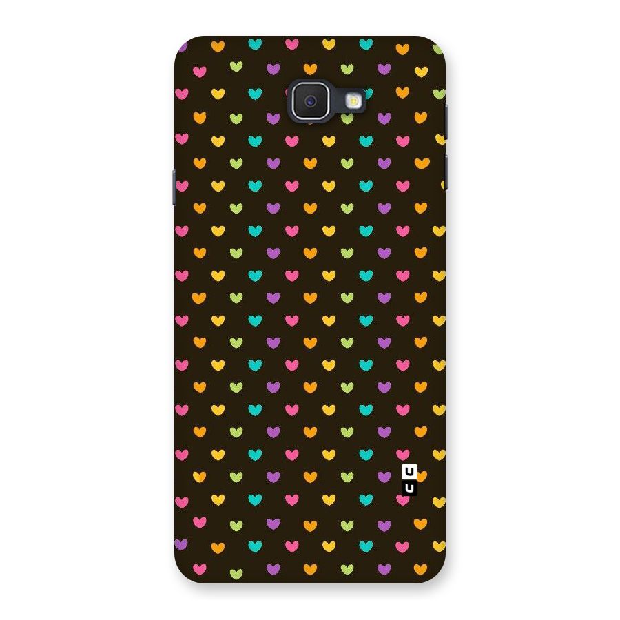 Rainbow Hearts Back Case for Samsung Galaxy J7 Prime