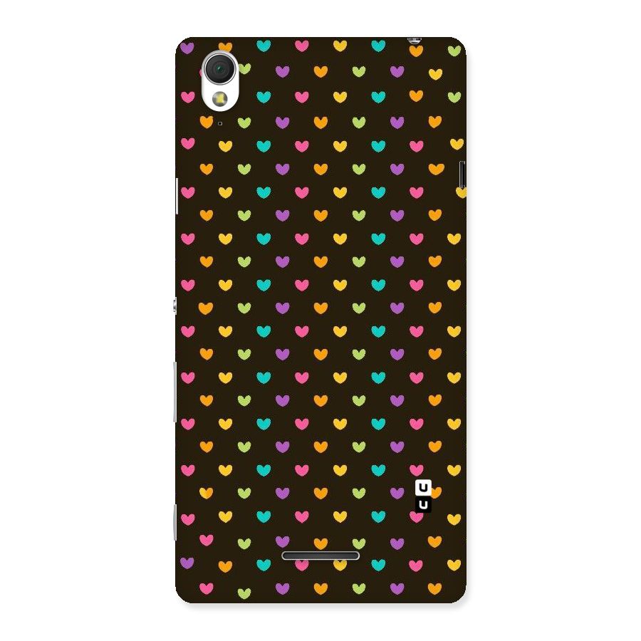Rainbow Hearts Back Case for Sony Xperia T3