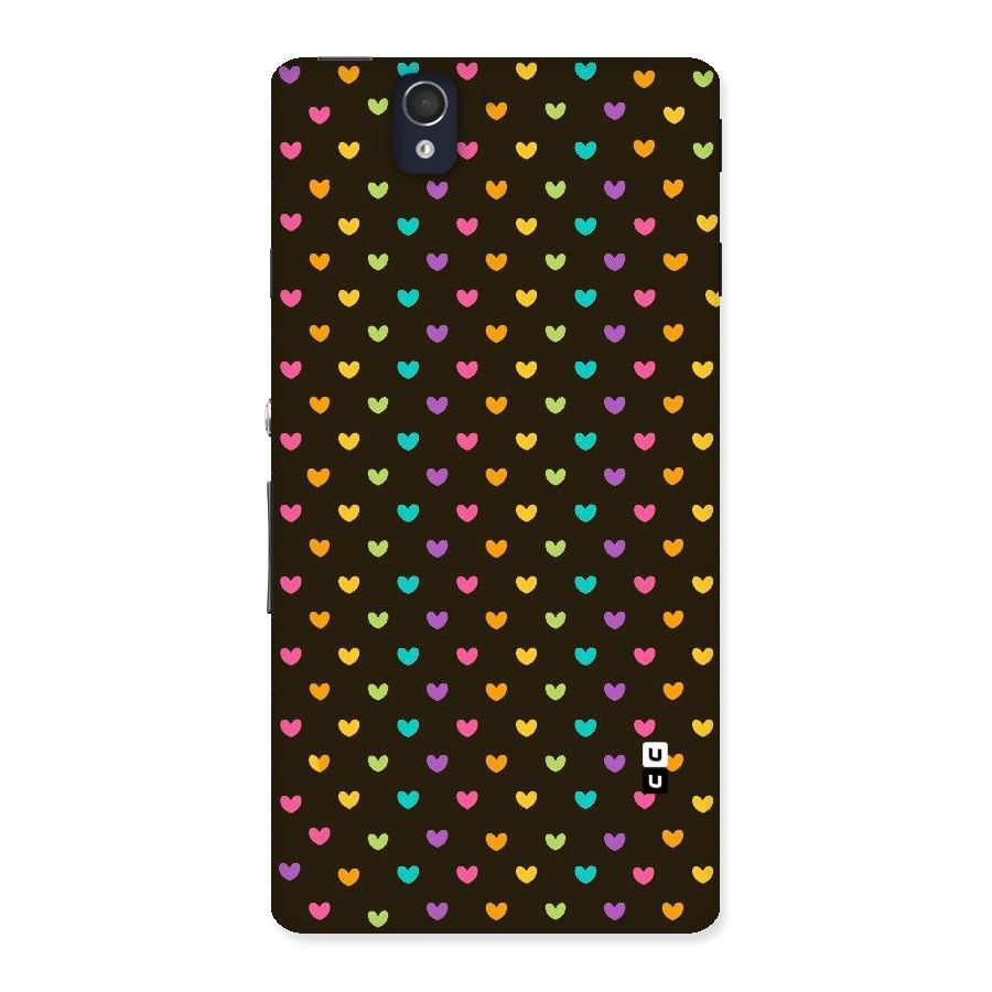 Rainbow Hearts Back Case for Sony Xperia Z