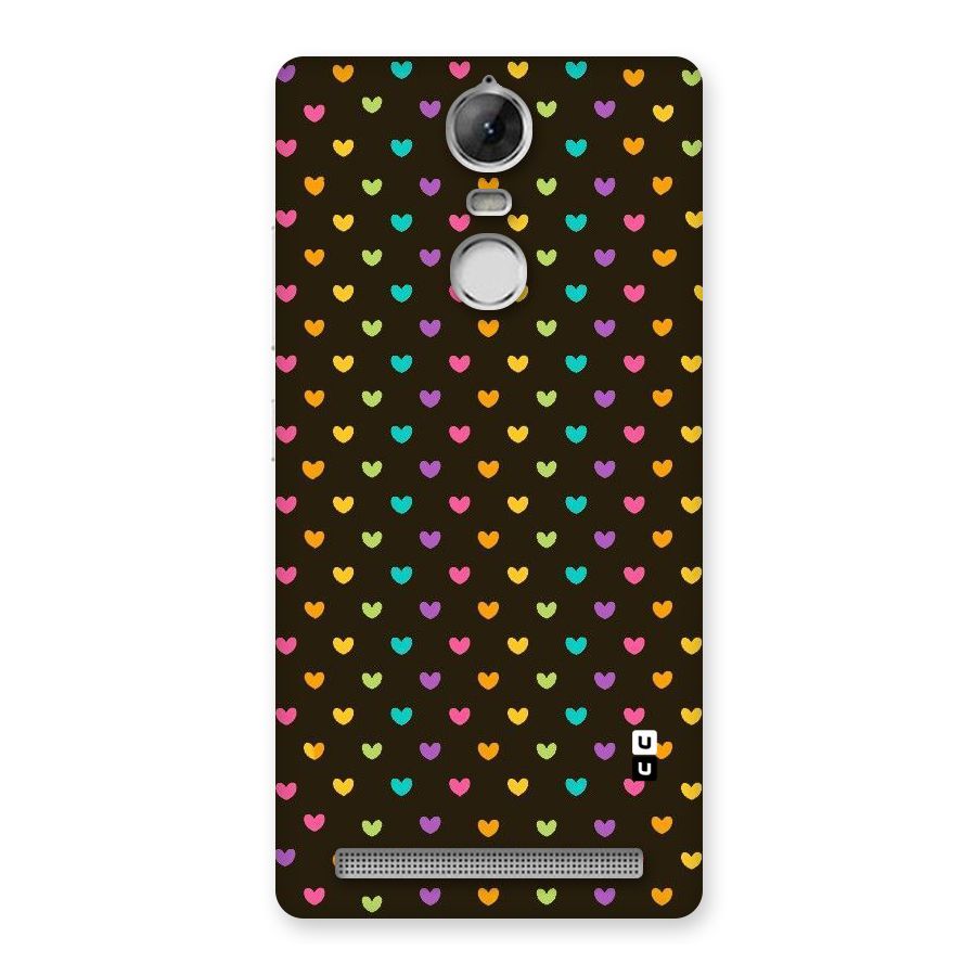 Rainbow Hearts Back Case for Vibe K5 Note