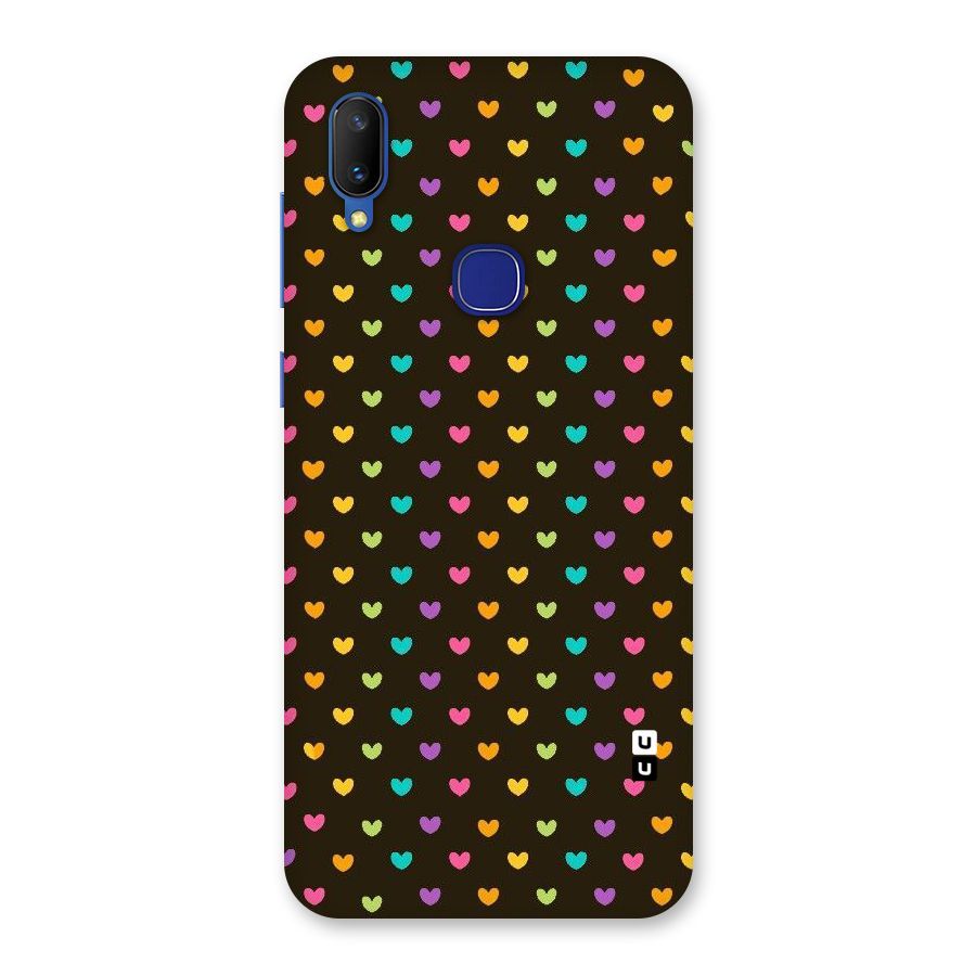 Rainbow Hearts Back Case for Vivo V11
