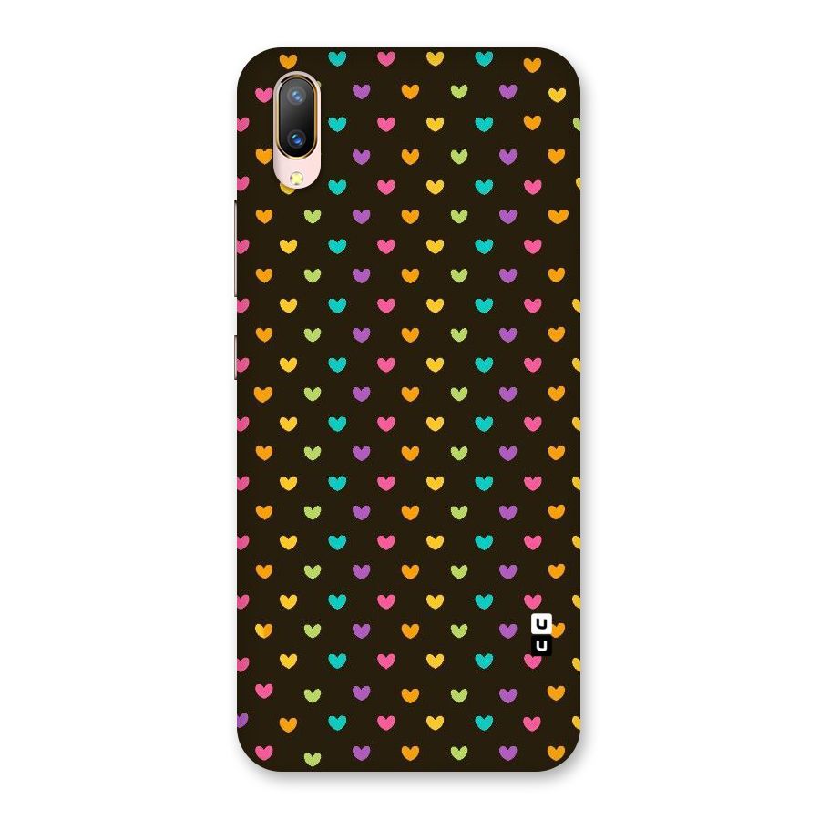 Rainbow Hearts Back Case for Vivo V11 Pro