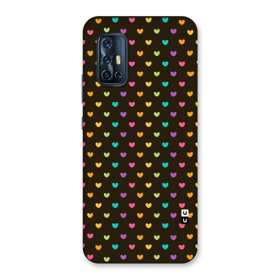 Rainbow Hearts Back Case for Vivo V17