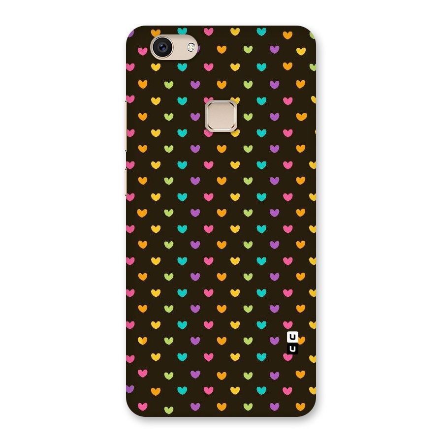 Rainbow Hearts Back Case for Vivo V7