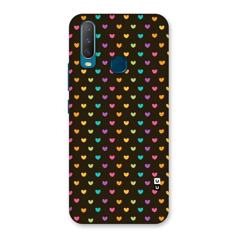 Rainbow Hearts Back Case for Vivo Y15