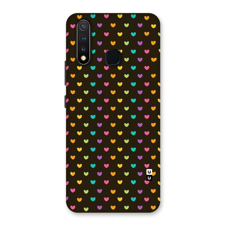 Rainbow Hearts Back Case for Vivo Y19