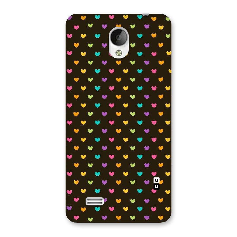 Rainbow Hearts Back Case for Vivo Y21