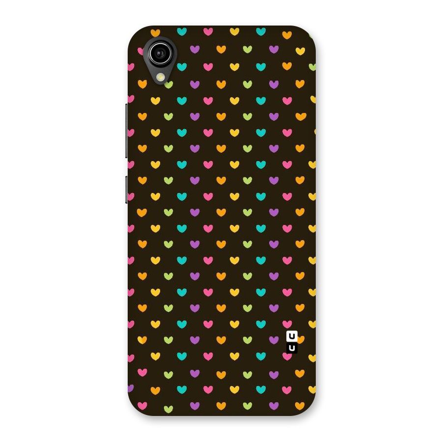 Rainbow Hearts Back Case for Vivo Y90