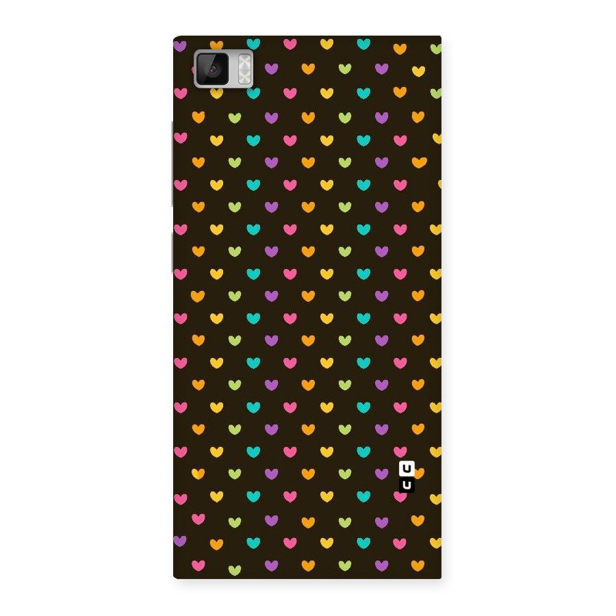 Rainbow Hearts Back Case for Xiaomi Mi3