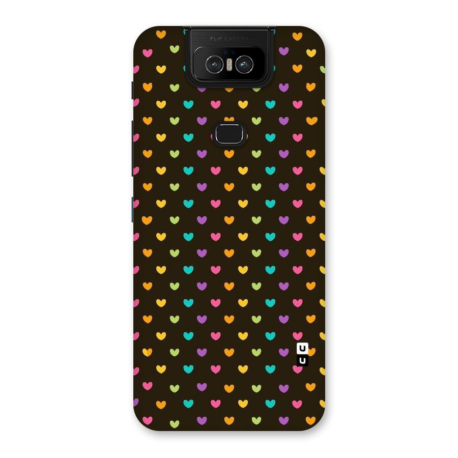 Rainbow Hearts Back Case for Zenfone 6z