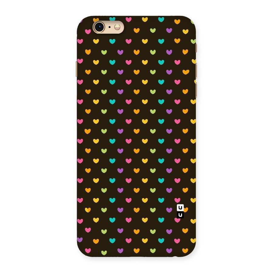 Rainbow Hearts Back Case for iPhone 6 Plus 6S Plus