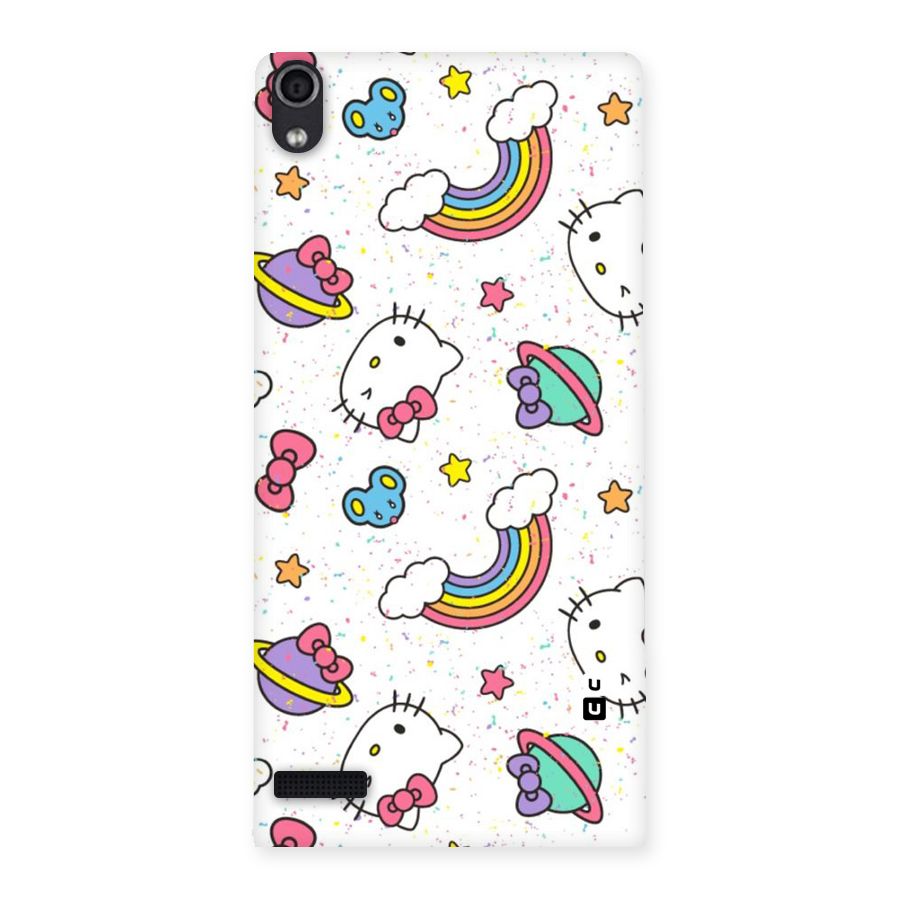 Rainbow Kit Tee Back Case for Ascend P6