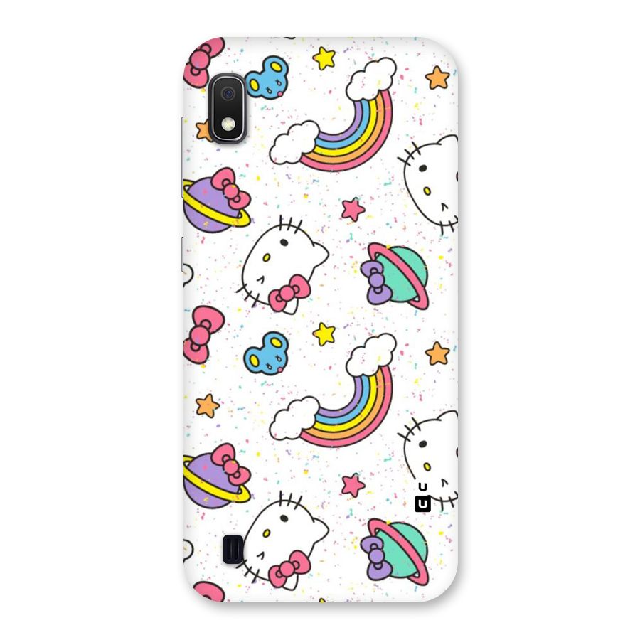 Rainbow Kit Tee Back Case for Galaxy A10