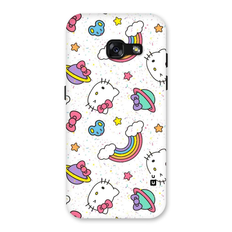 Rainbow Kit Tee Back Case for Galaxy A3 (2017)