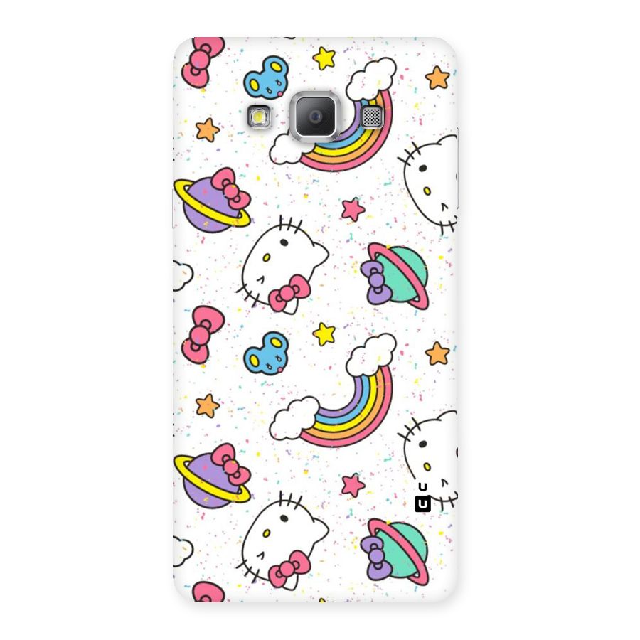 Rainbow Kit Tee Back Case for Galaxy A7