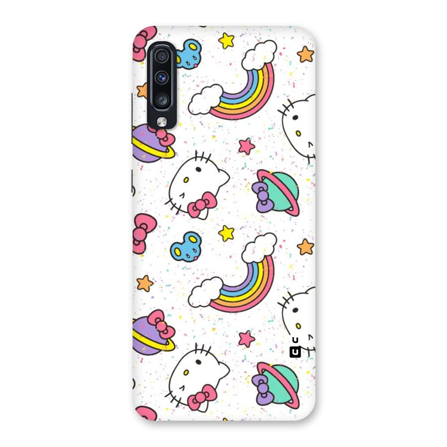 Rainbow Kit Tee Back Case for Galaxy A70