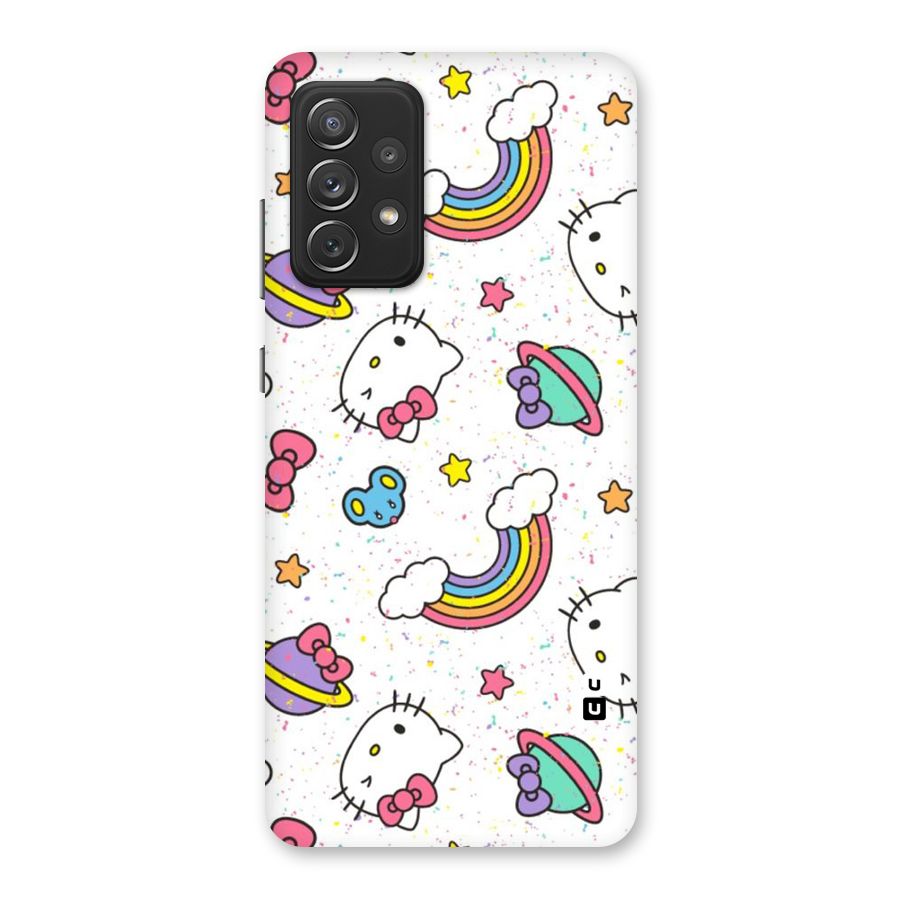 Rainbow Kit Tee Back Case for Galaxy A72
