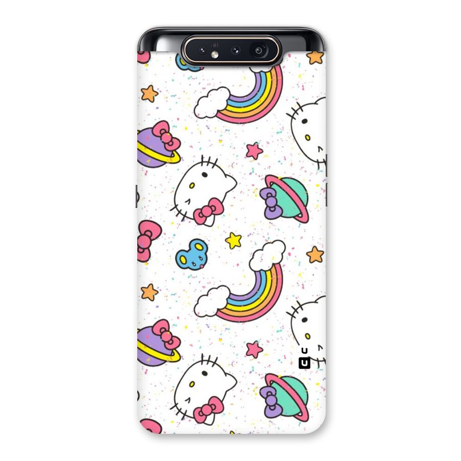 Rainbow Kit Tee Back Case for Galaxy A80