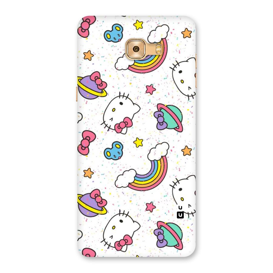 Rainbow Kit Tee Back Case for Galaxy C9 Pro